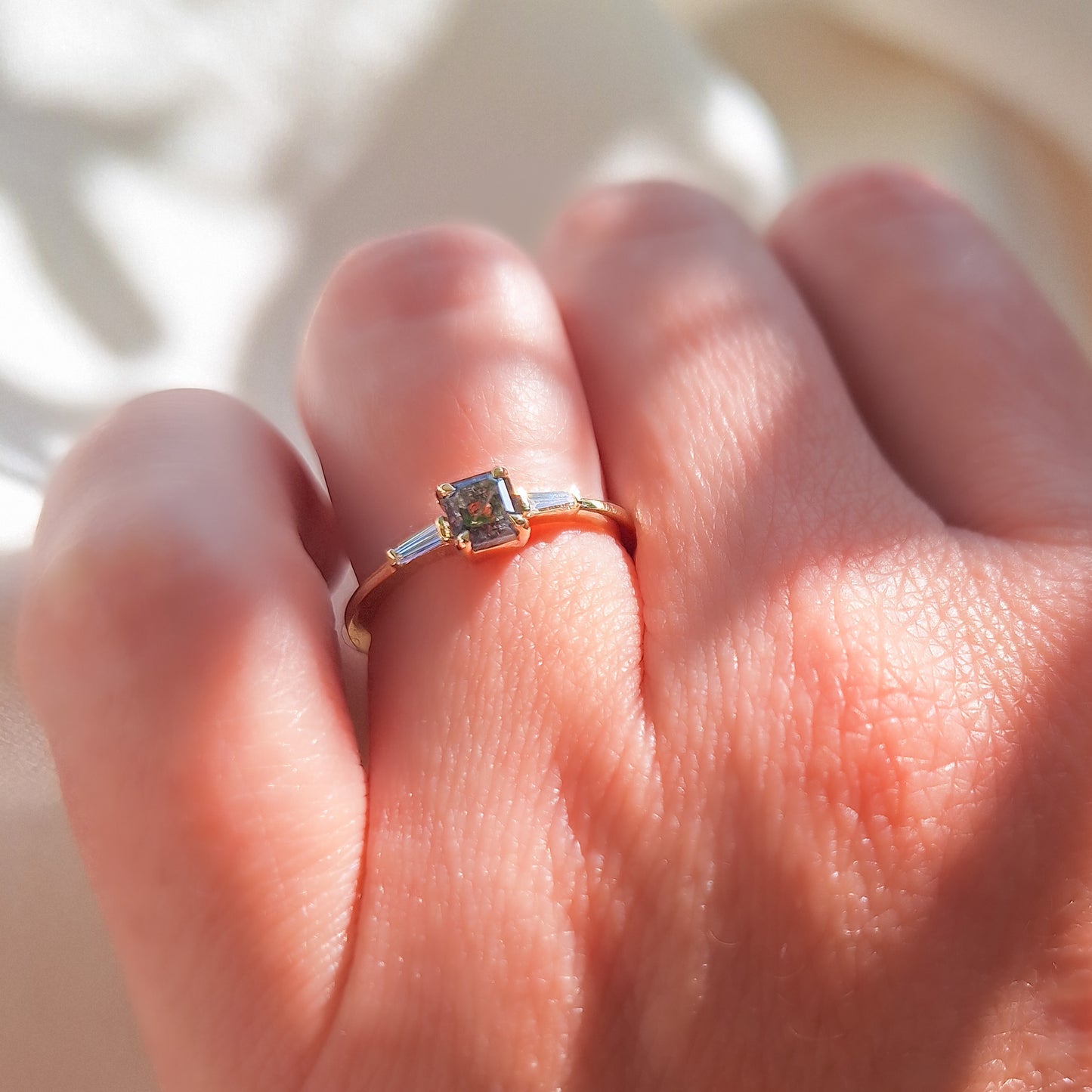 טבעת טרילוגי | מרובע וטרפזים Salt & Pepper