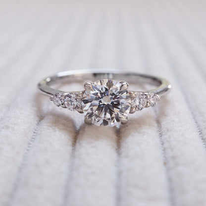 Five Diamond Ring | Yellow Gold