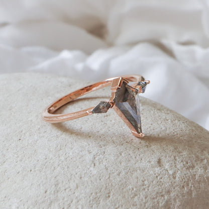 טבעת גלקסי שלושה דלתונים | Salt & Pepper