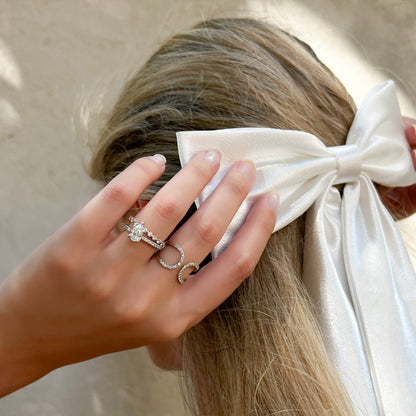 Diamond Bubble Eternity Ring | White Gold